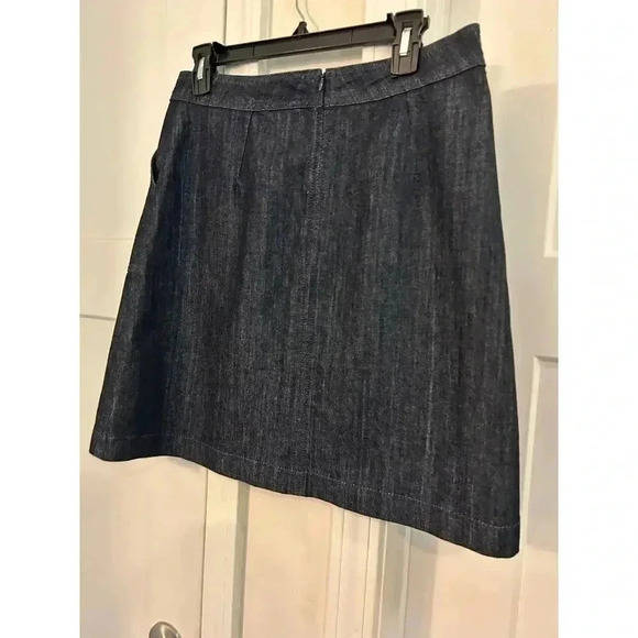 BODEN lightweight denim pencil skirt cotton elastic blend size 8 - Picture 5 of 7